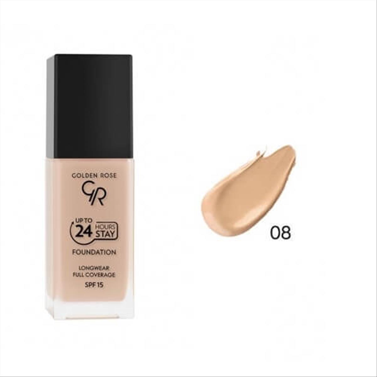 Golden Rose Up To 24 Hours Stay Foundation Νο8 spf15 35 ml