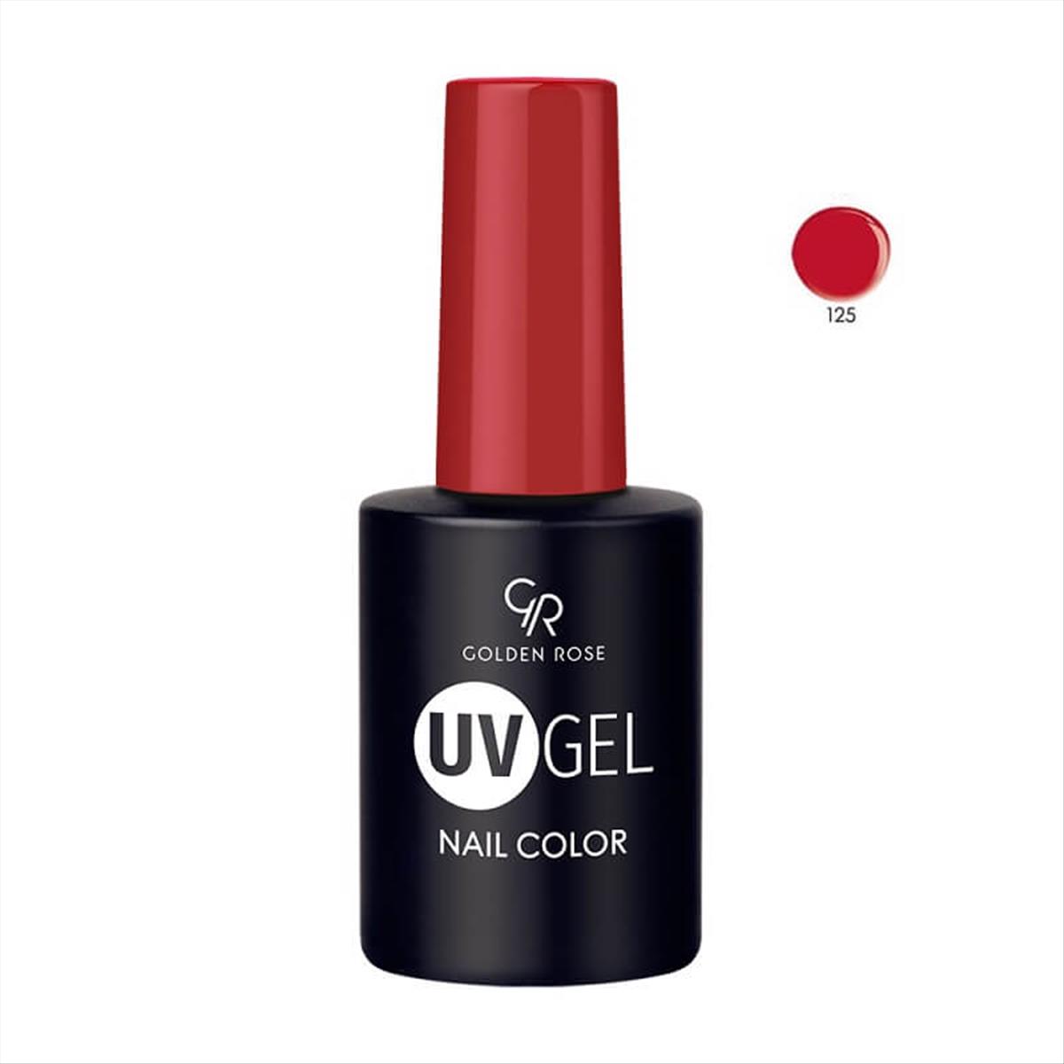 Semi-permanent Varnish UV GEL Nail Color Golden Rose 125 -10.2ml