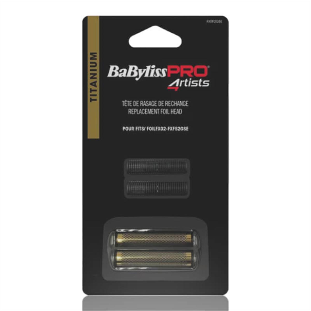 Replacement Foil Head Cutter Babyliss Pro Foil Head Black FXRF2GSE