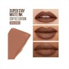 Maybelline Super Stay Matte Ink Liquid Lipstick Coffee Edition 255 Chai Genius 5ml