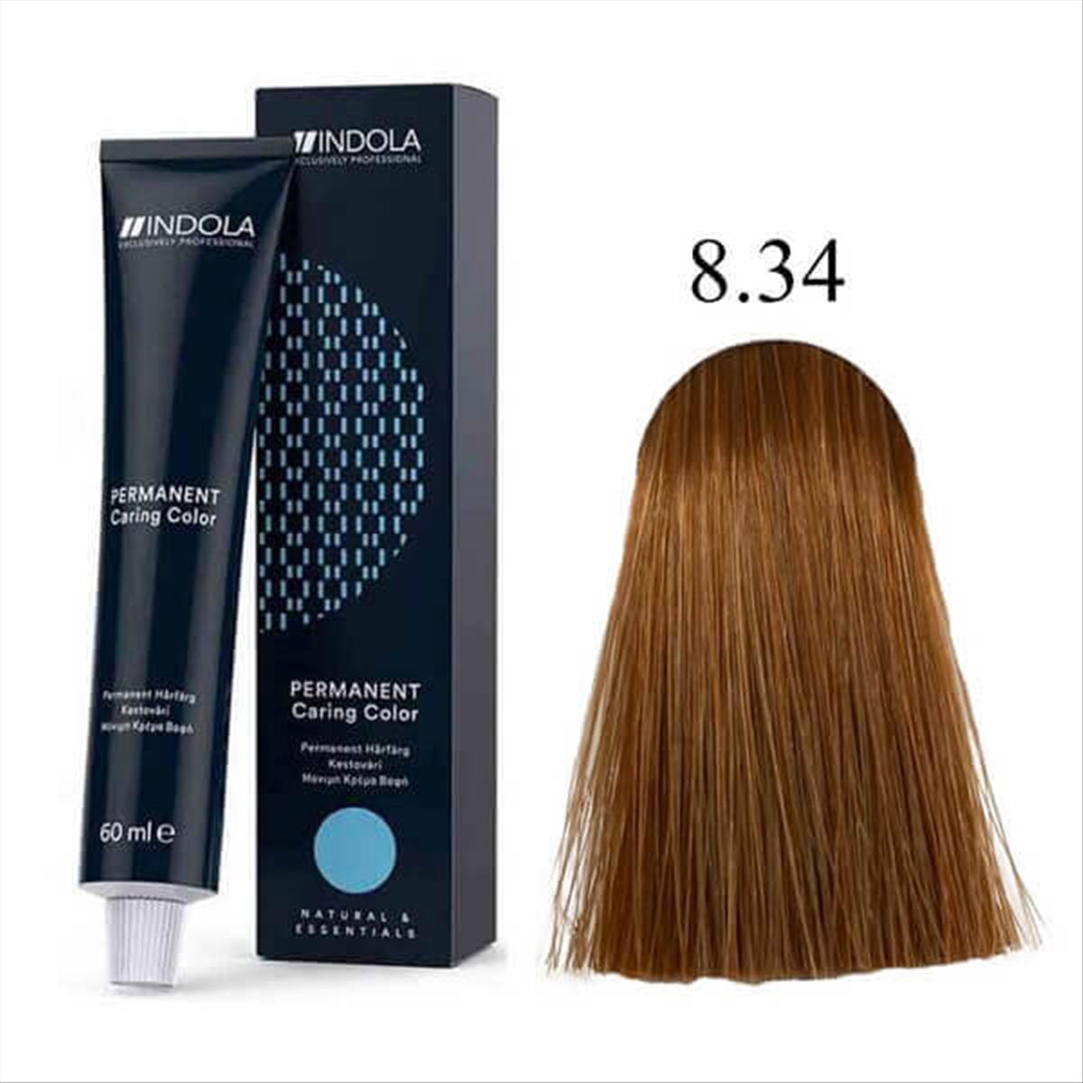 Hair  Color Indola Νο8.34 60 ml