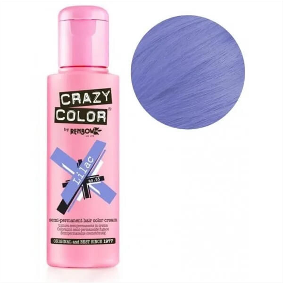 Semi-permanent Crazy Color 55 Lilac 100ml