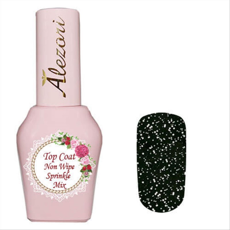 Alezori Top Coat Non Wipe Sprinkle Mix 15ml