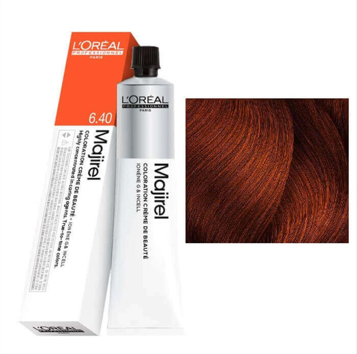 Βαφή L'Oreal Majirel Majirouge 6.40 Ξανθό Σκούρο Έντονο Χάλκινο 50ml