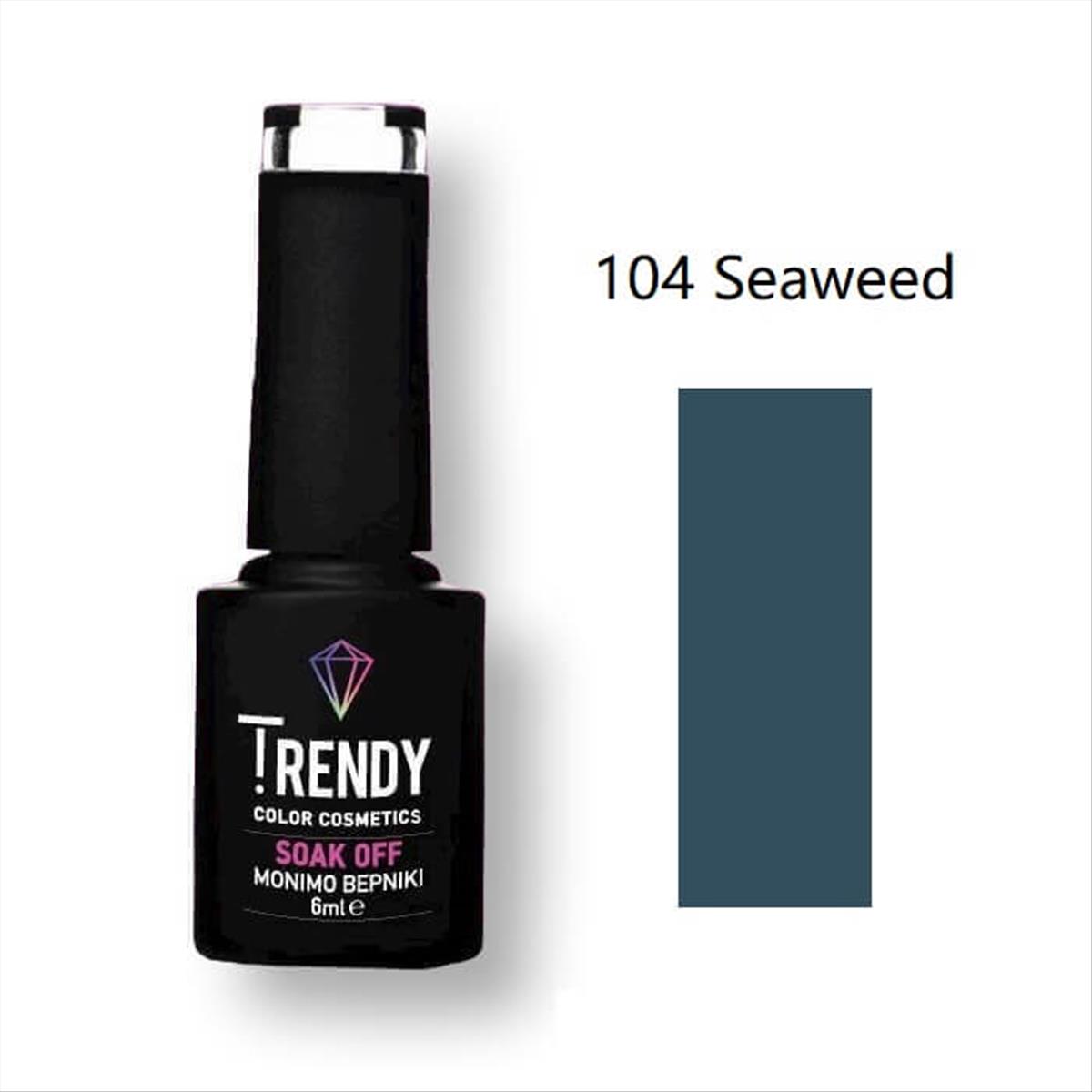 Trendy Soak Off No104 Seaweed 6ml