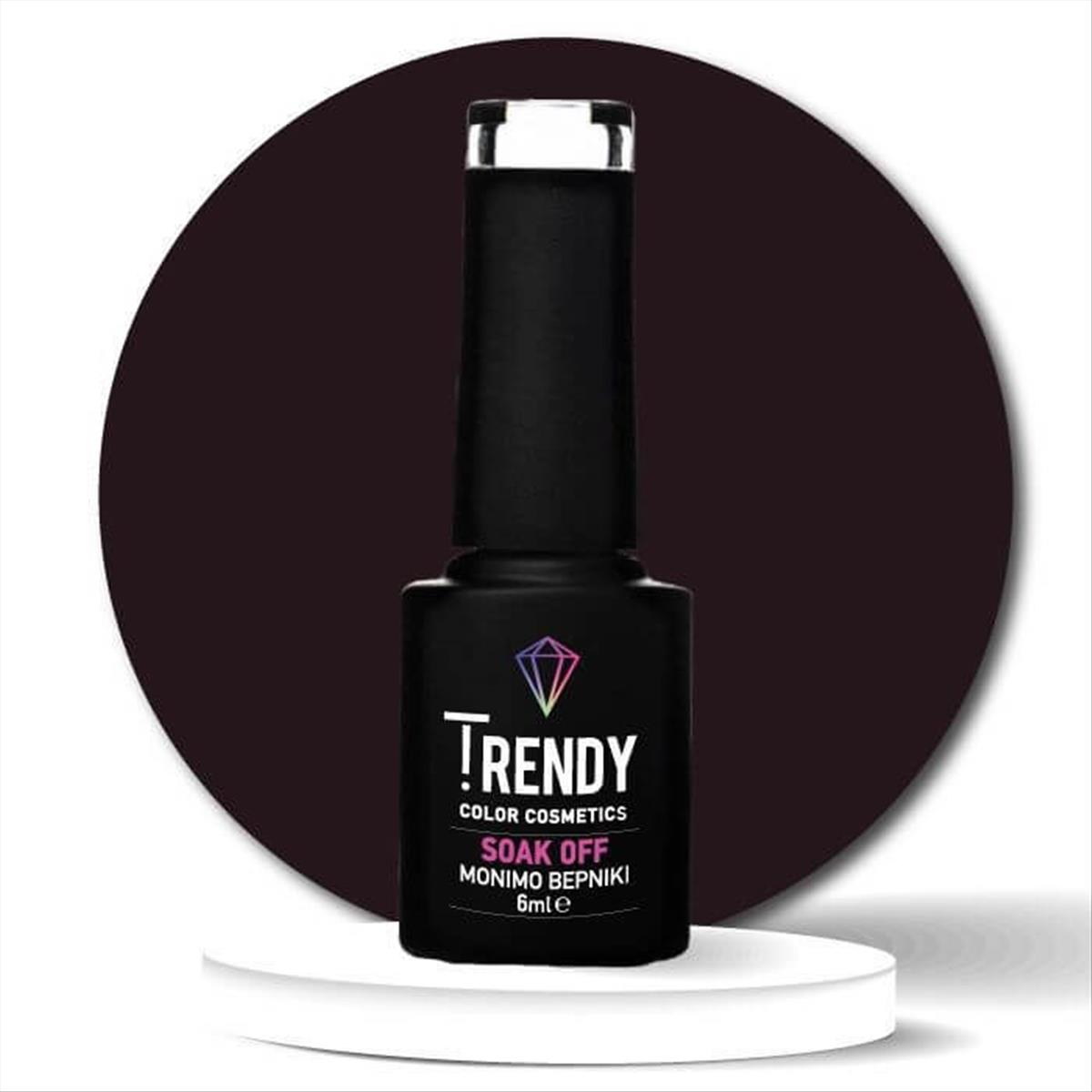 Ημιμόνιμο Βερνίκι Trendy Soak Off No19 Deep Purple 6ml