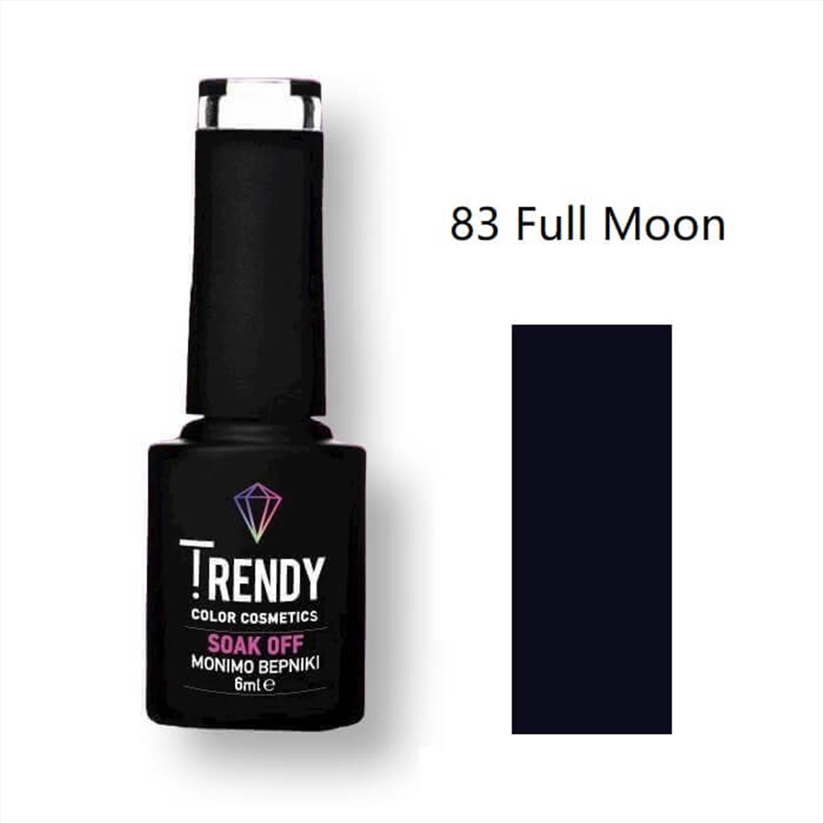 Trendy Soak Off No83 Full Moon 6ml