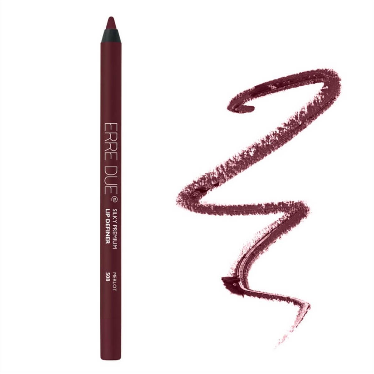 Erre Due Lip Pencil Silky Premium 508 Merlot