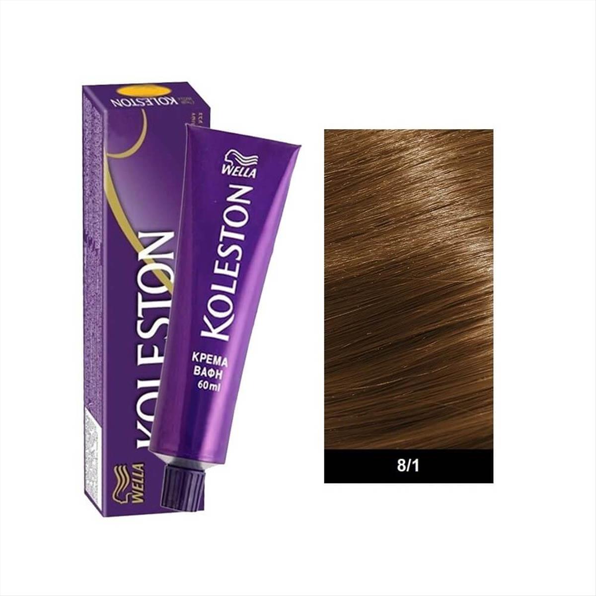 Βαφή Wella Koleston 8/1 Ξανθό Ανοιχτό Σαντρέ 60ml