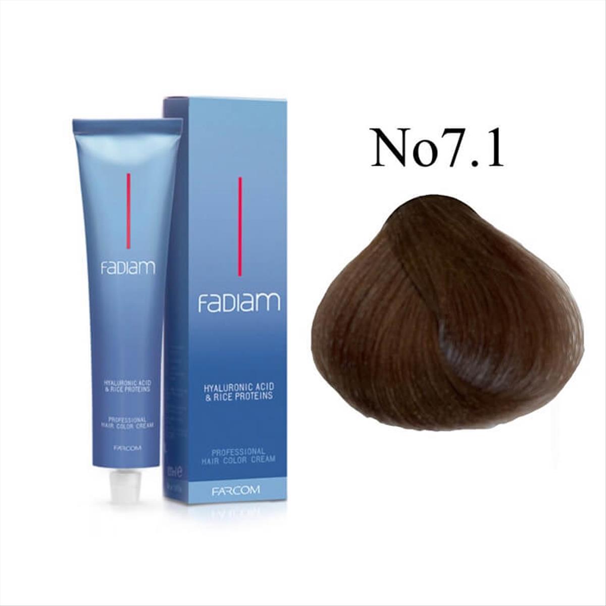 Hair Color Farcom Fadiam 7.1- 100ml