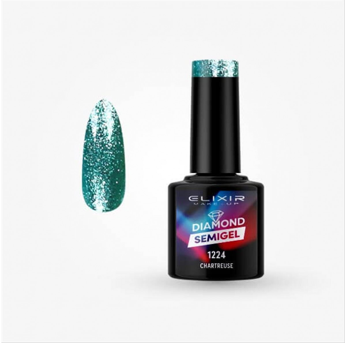 Elixir Semi Gel Uv&Led 1224 Diamond Macaron Chartreuse 8ml