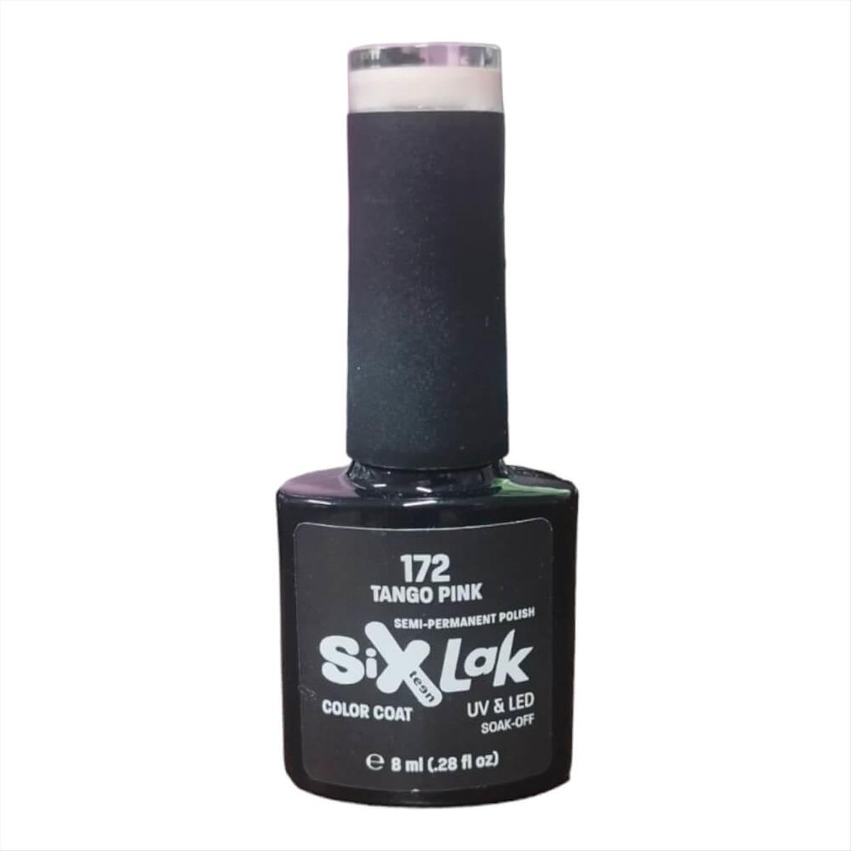 Ημιμόνιμο Βερνίκι SixLak Uv & Led Soak Off No172 Tan 8ml