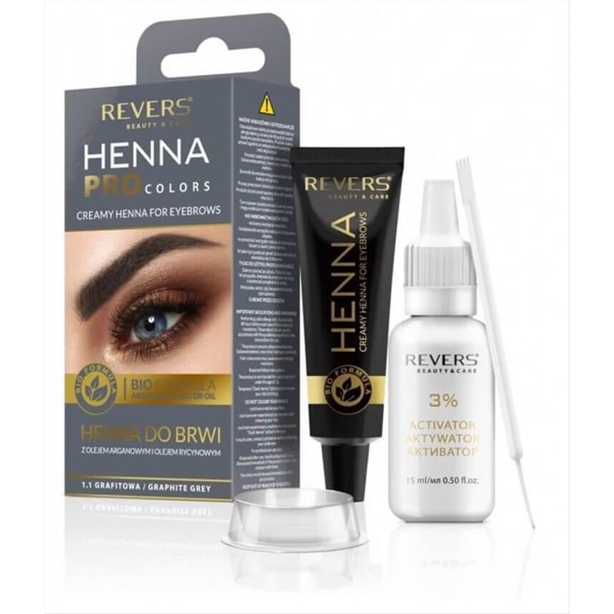 Eyebrow tint henna graphite Revers