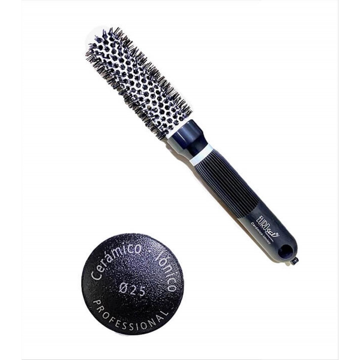 Hair Brush Ceramic-Ionic Eurostil CE25