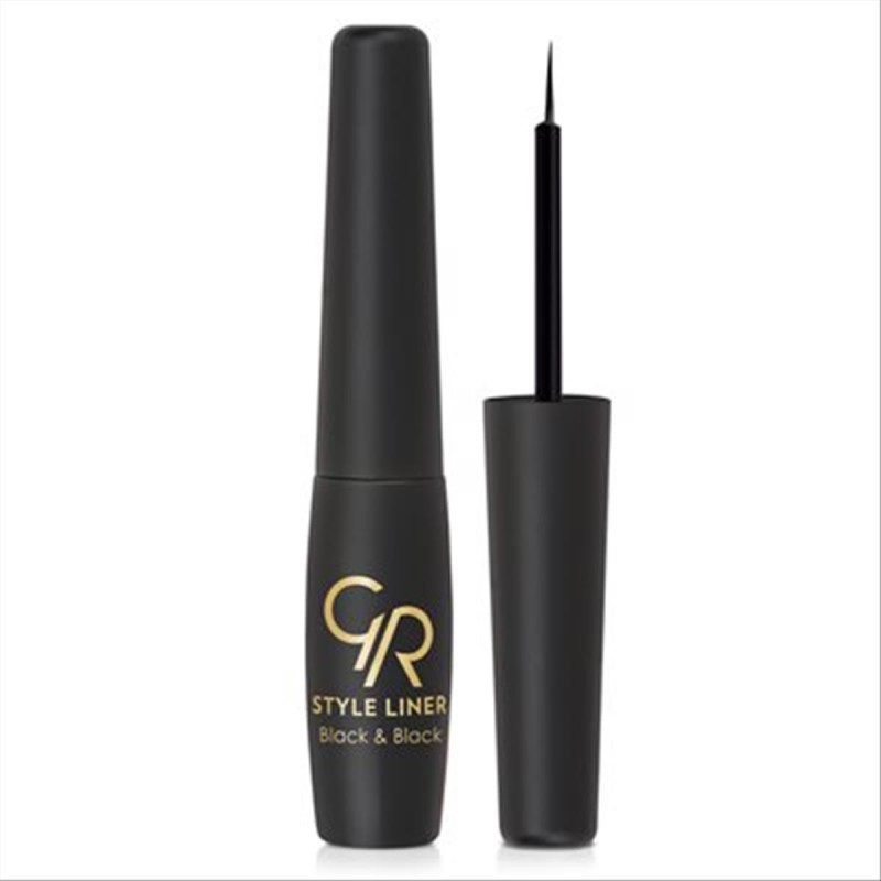 Golden Rose Style Liner Black & Black Eyeliner