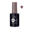 Hμιμόνιμο Bερνίκι UV GEL Nail Color Golden Rose 137 -10.2ml