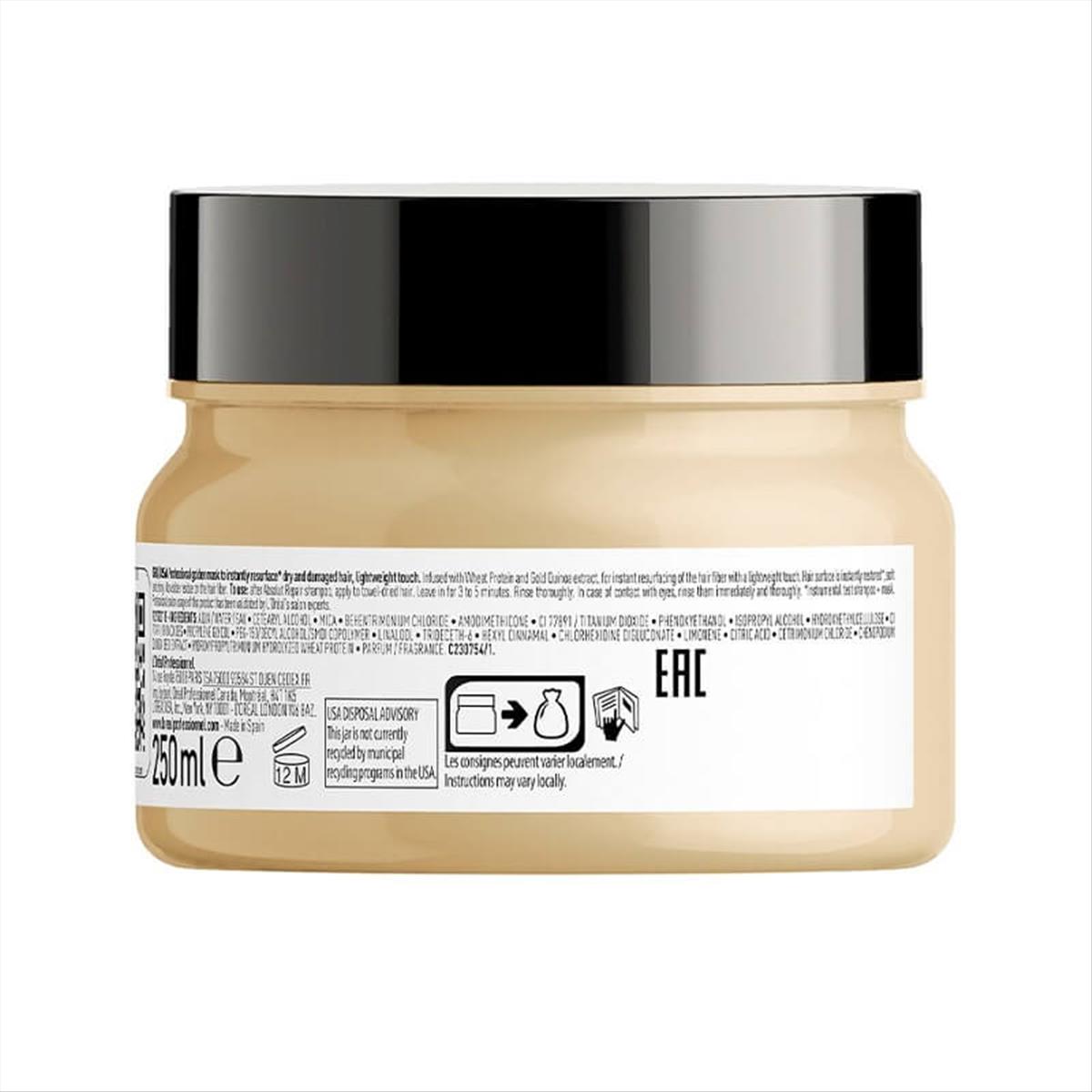 Μάσκα Μαλλιών L’Oreal Professionnel Serie Expert Absolut Repair Quinoa Golden 250ml