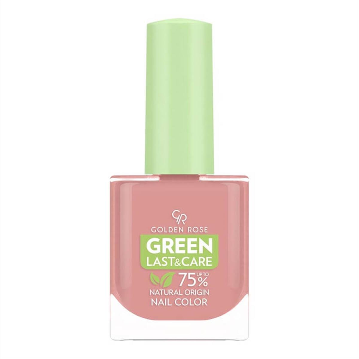 Nail Polish Golden Rose Green Last & Care Natural Origin 114 - 10.2ml