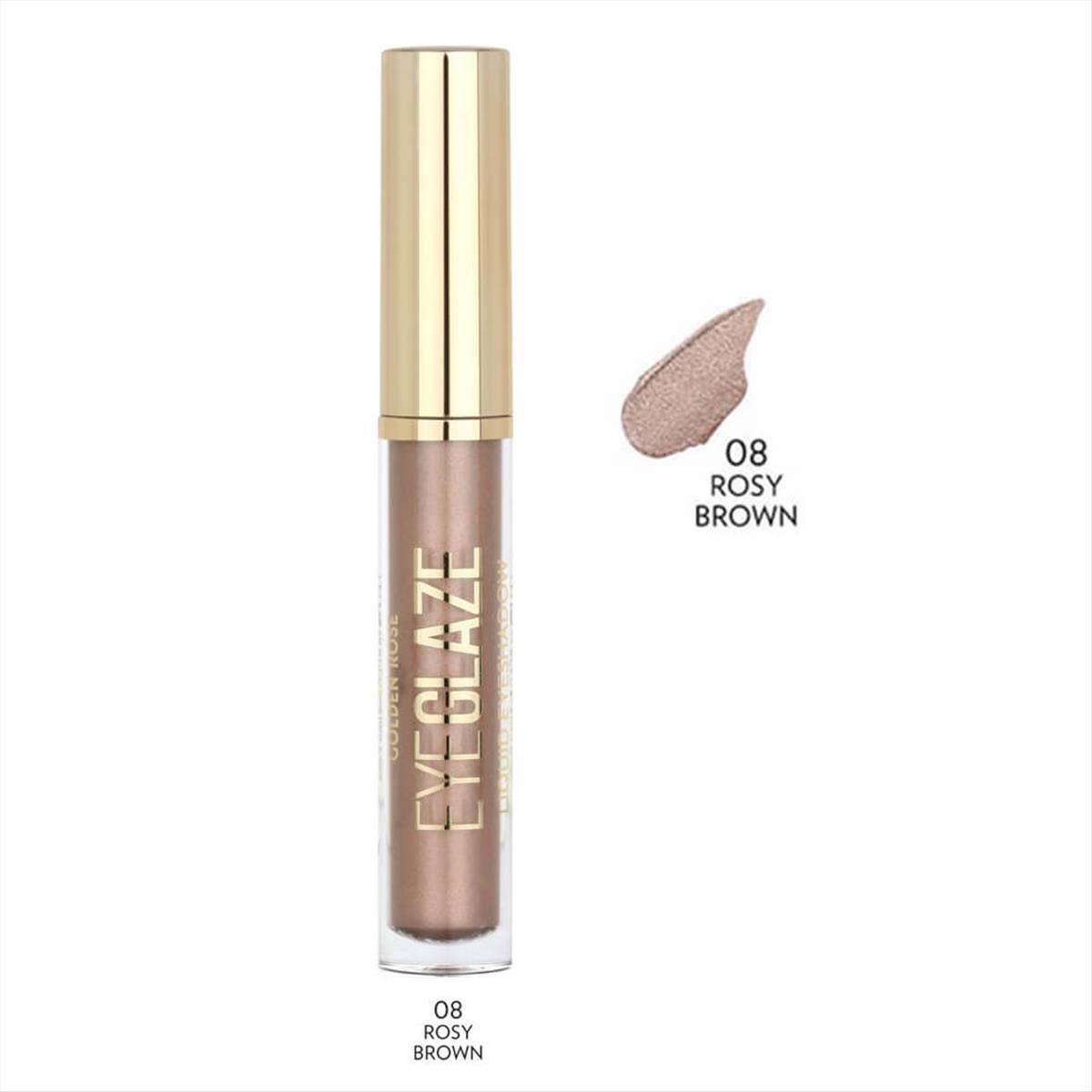 Σκιές Ματιών Golden Rose Eye Glaze Liquid 08 Rosy Brown