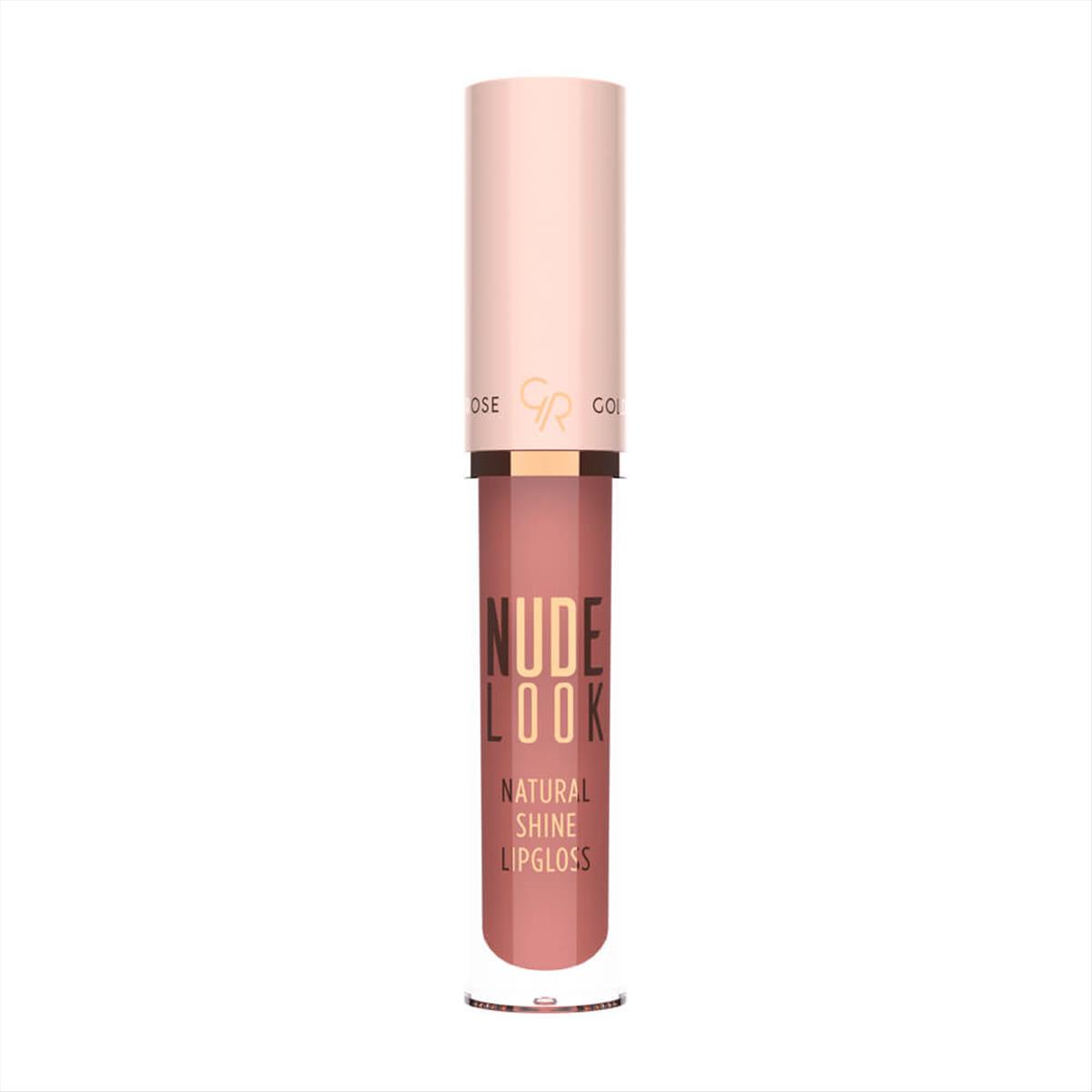 Nude Look Natural Shine Lipgloss Golden Rose  04 (Peachy Nude) 4.5ml