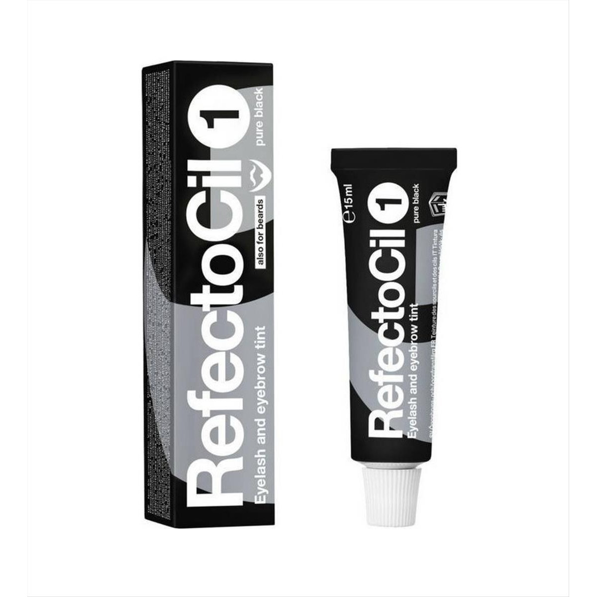 Eyelash & eyebrow dye No1 pure black Refectocil