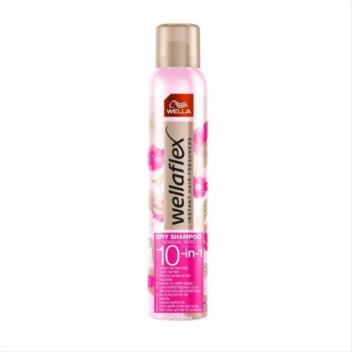 Dry Shampoo 10-1 Wella Wellaflex Sensual Rose 180ml