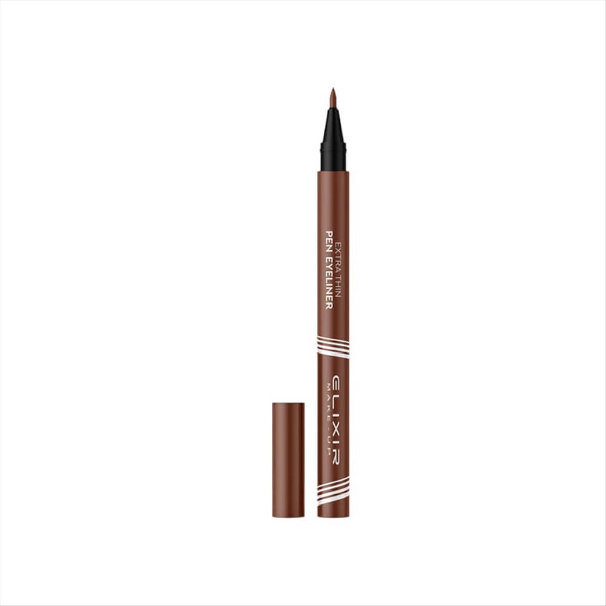 Elixir Eyeliner Pen Extra Thin 002 Brown Cafe 1gr