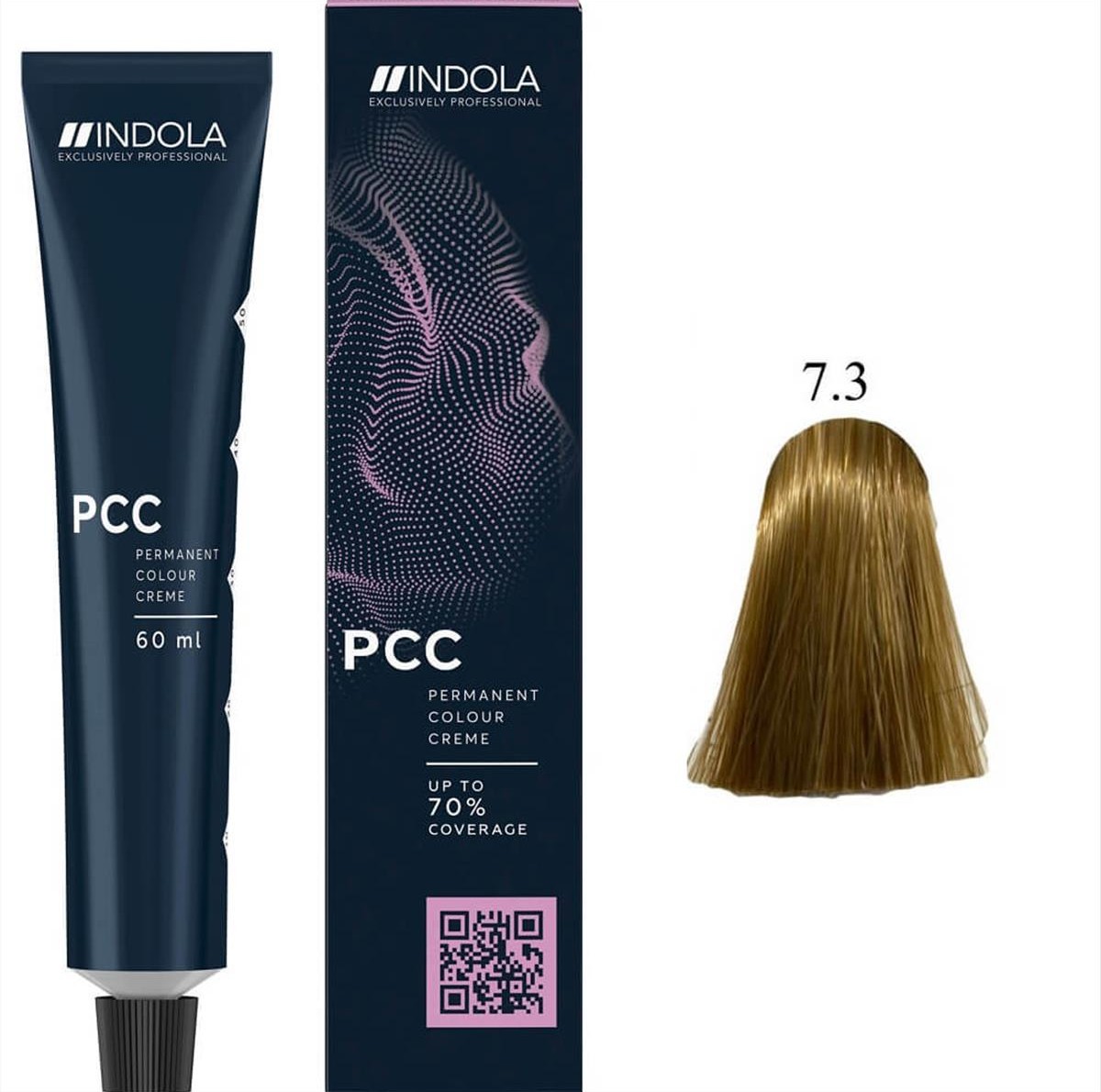 Βαφή Μαλλιών Indola 7.3 Ξανθό Χρυσό 60ml