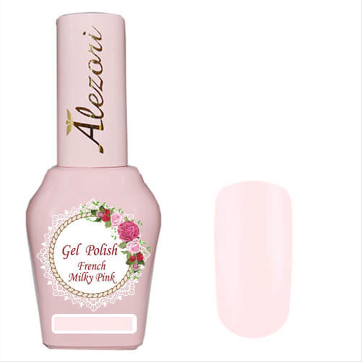 Alezori Ημιμόνιμο Βερνίκι Gel Polish French Milky Pink 15ml