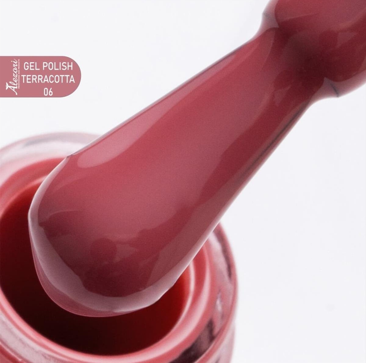 Alezori Semi-Permanent Gel Polish 06 Terracotta 15ml