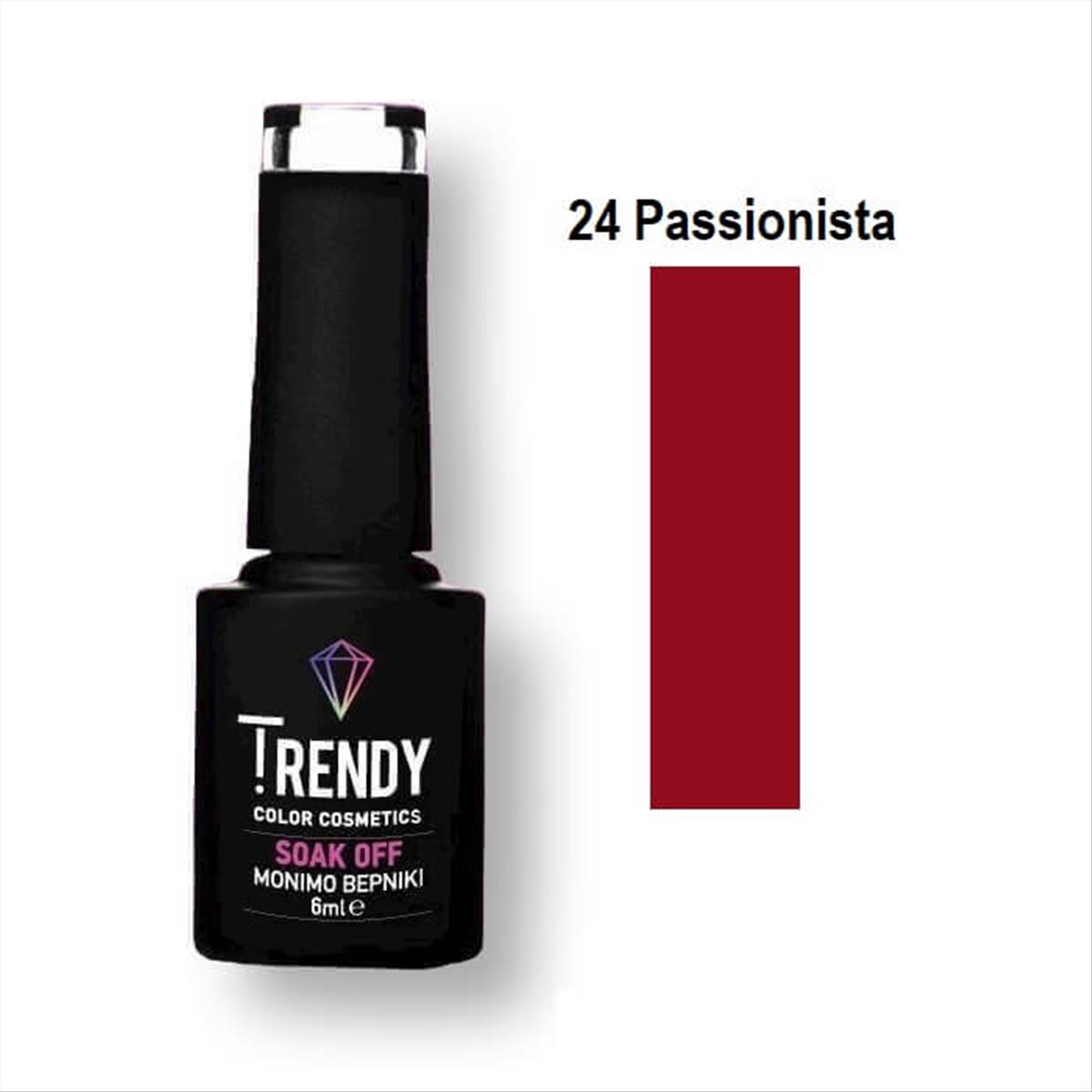 Trendy Soak Off No24 Passionista 6ml