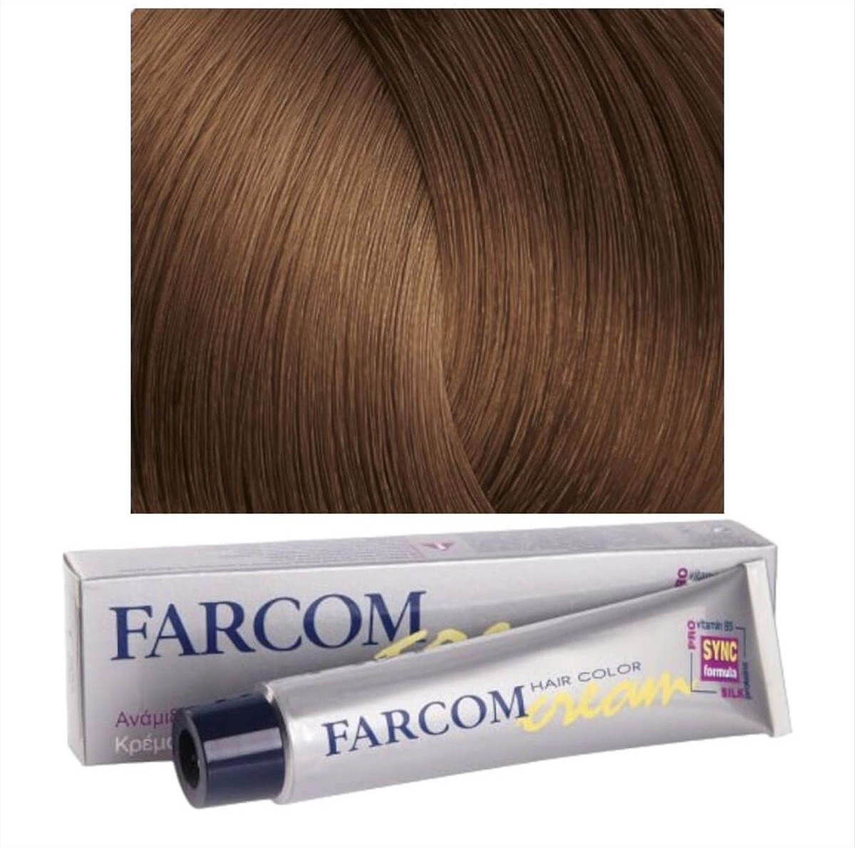 Βαφή μαλλιών 125 ξανθό σκούρο κακάο 60ml Farcom