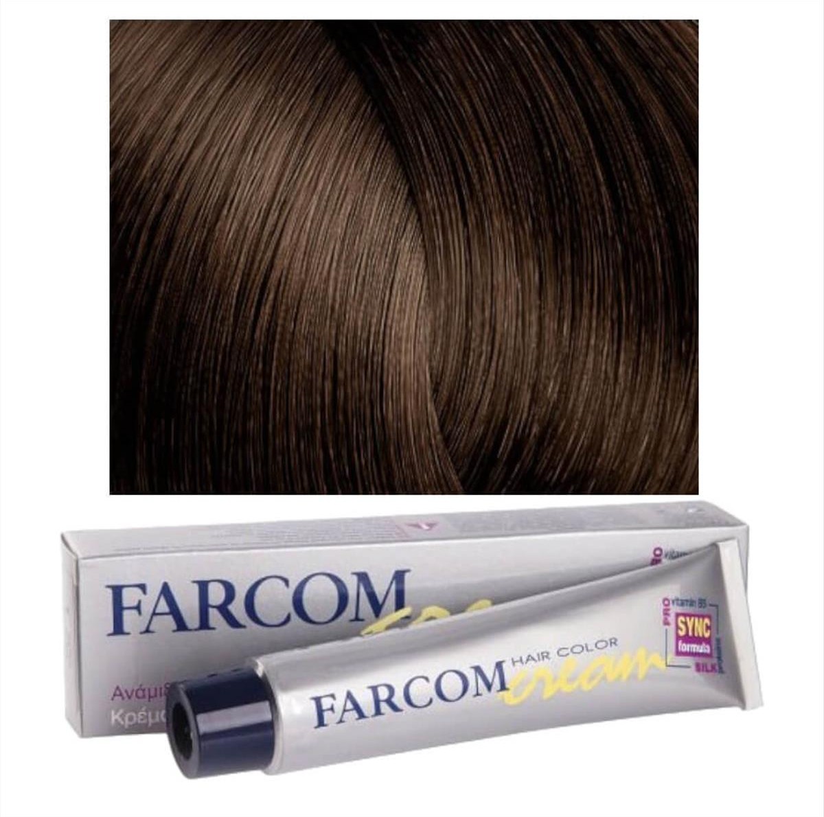 Βαφή μαλλιών 41 καφέ 60ml Farcom