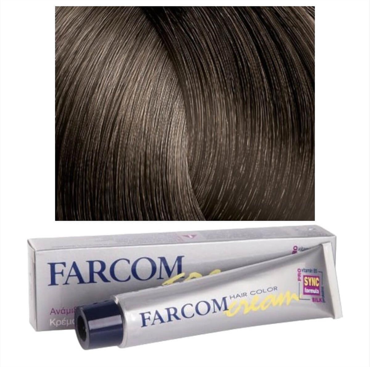 Βαφή μαλλιών 7c ξανθό σαντρέ 60ml Farcom