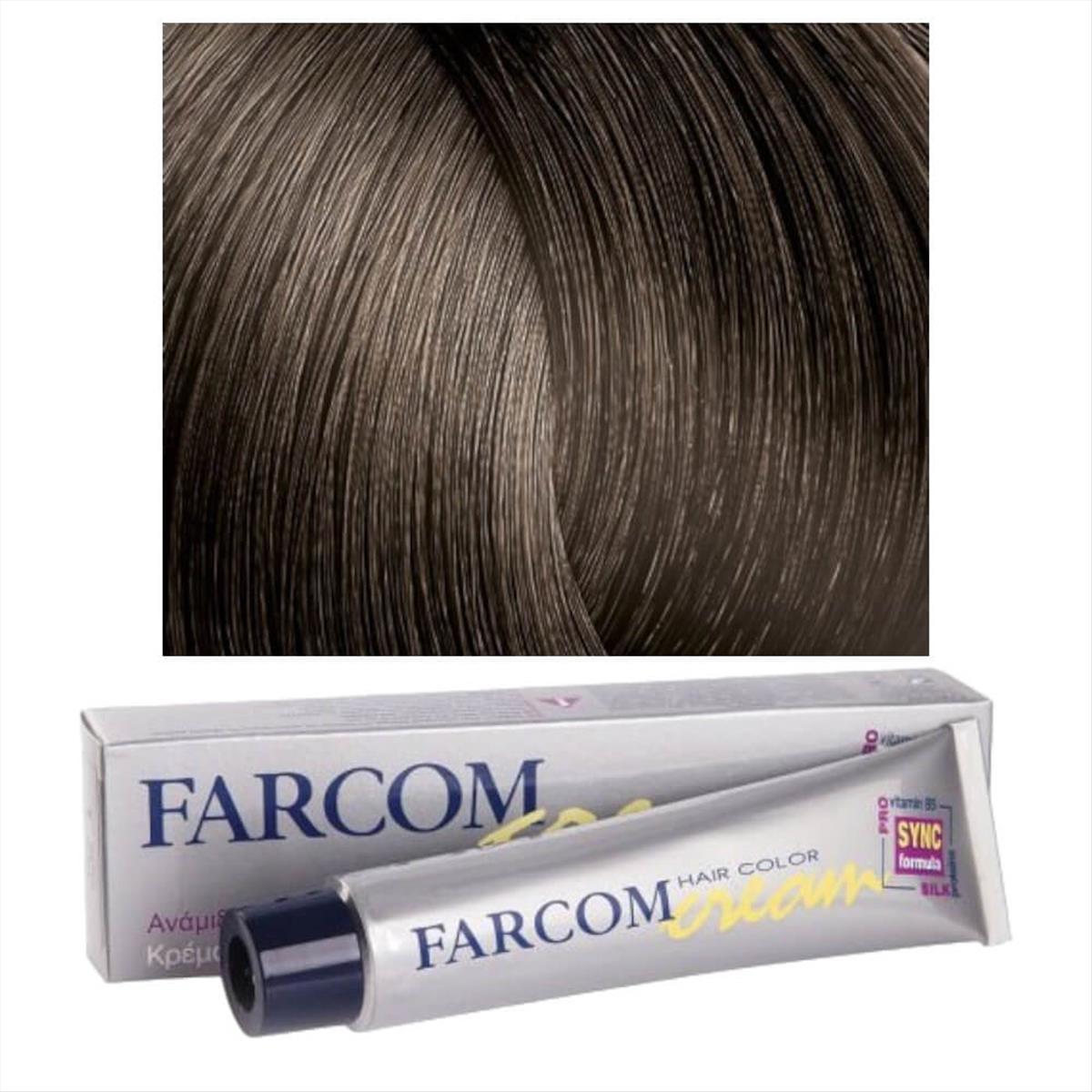 Hair Color Cream Farcom 7c-60 ml