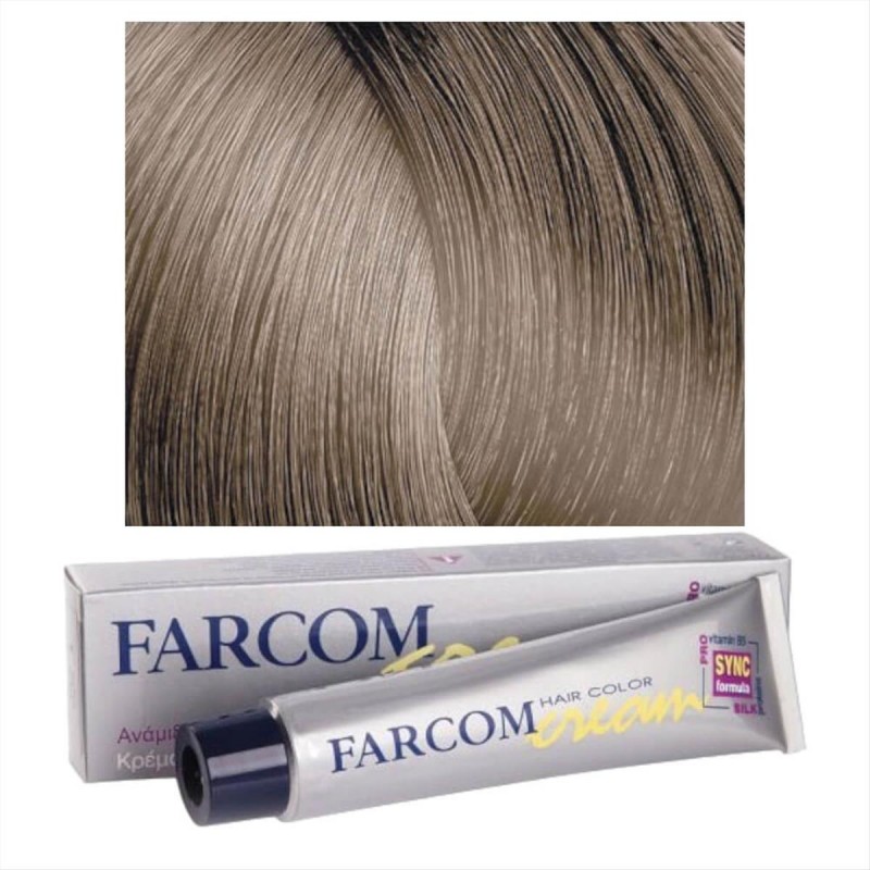 Hair dye 9c very light ash blonde 60ml Farcom