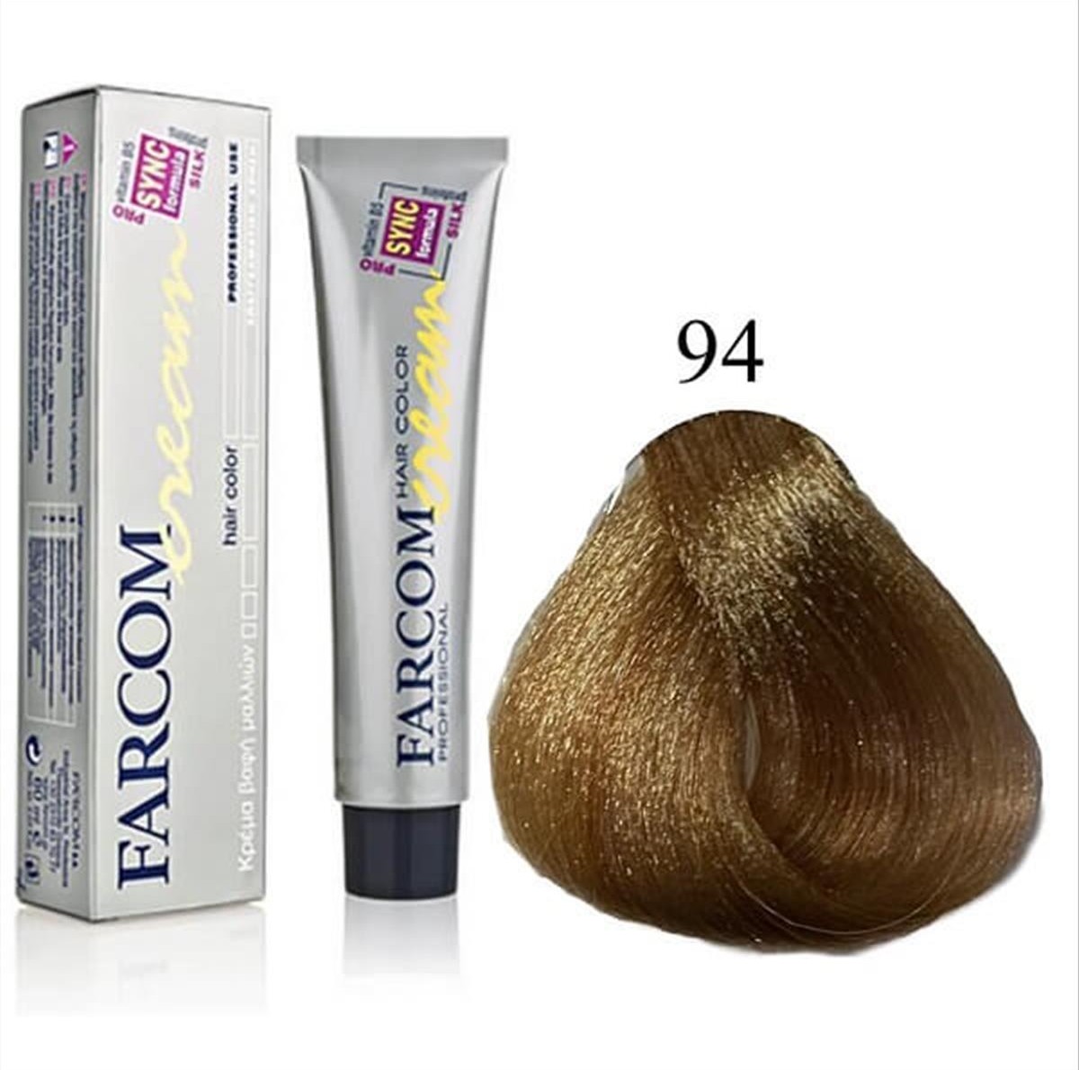 Βαφή μαλλιών 94 ξανθό ανοιχτό του κονιάκ 60ml Farcom
