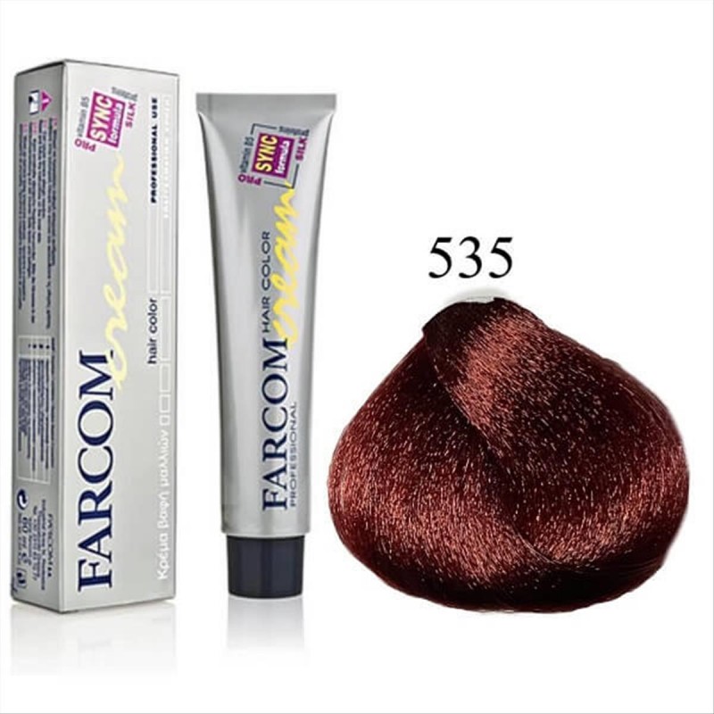 Hair dye 535 red mahogany blonde 60ml Farcom
