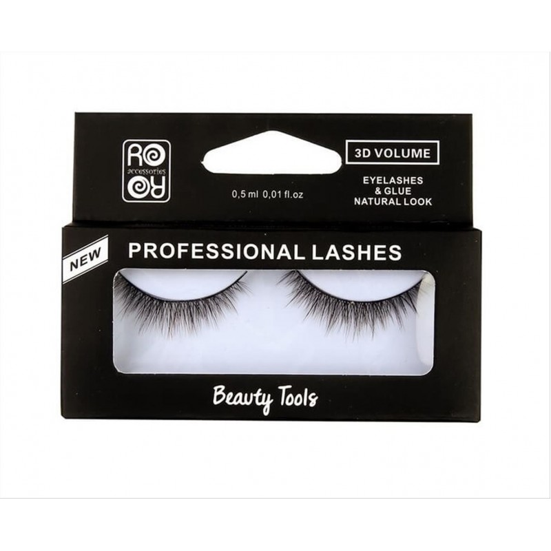 3D RORO eyelashes with glue EY146