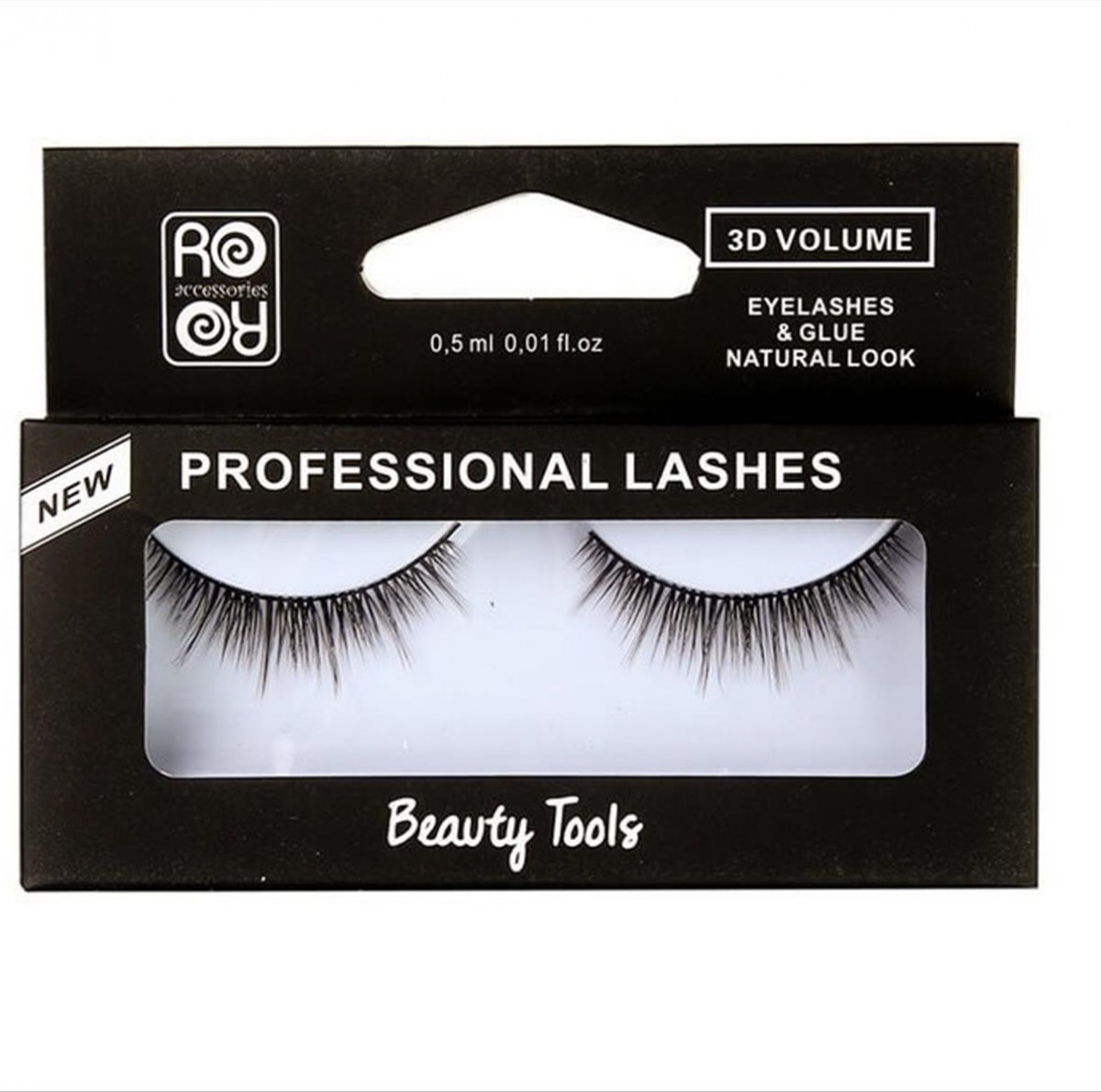 3D RORO eyelashes with glue EY152