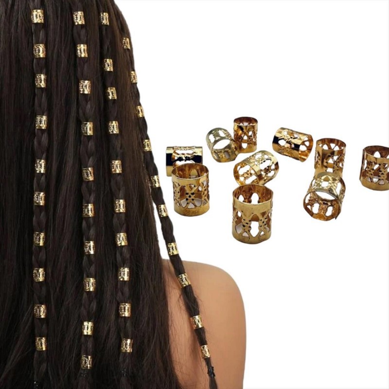 Gold Hair Decorations HA3 10pcs
