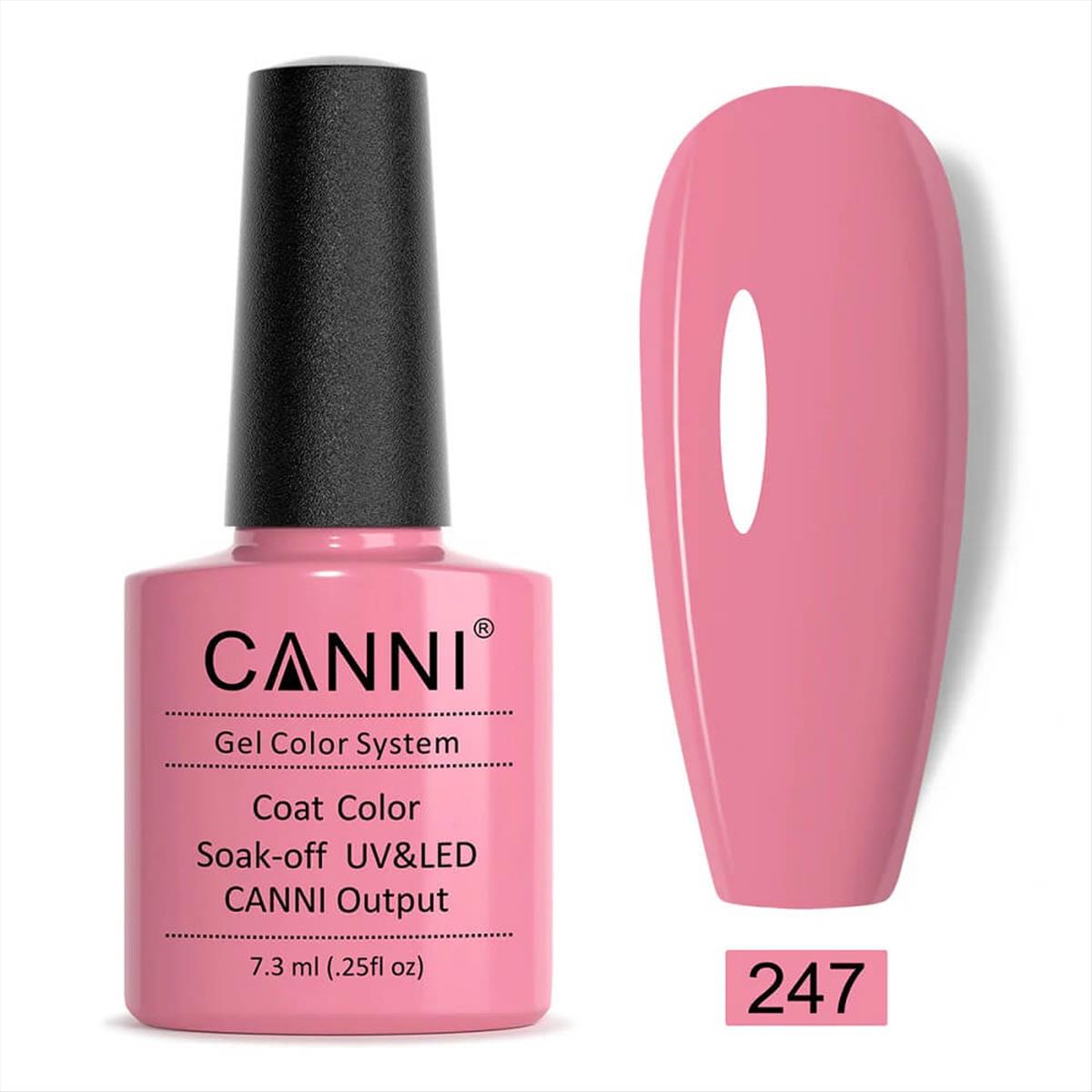 Canni Soak Off Uv/Led 247 Natural  - 7.3ml