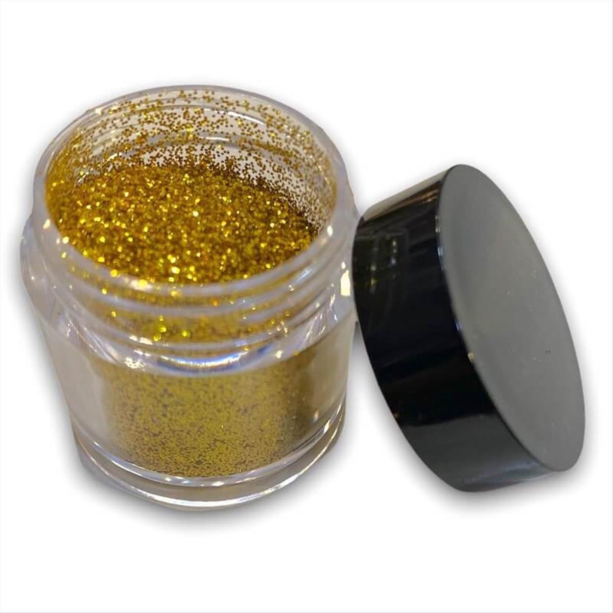 Σκόνη Διακόσμησης Νυχιών Glitter Gold