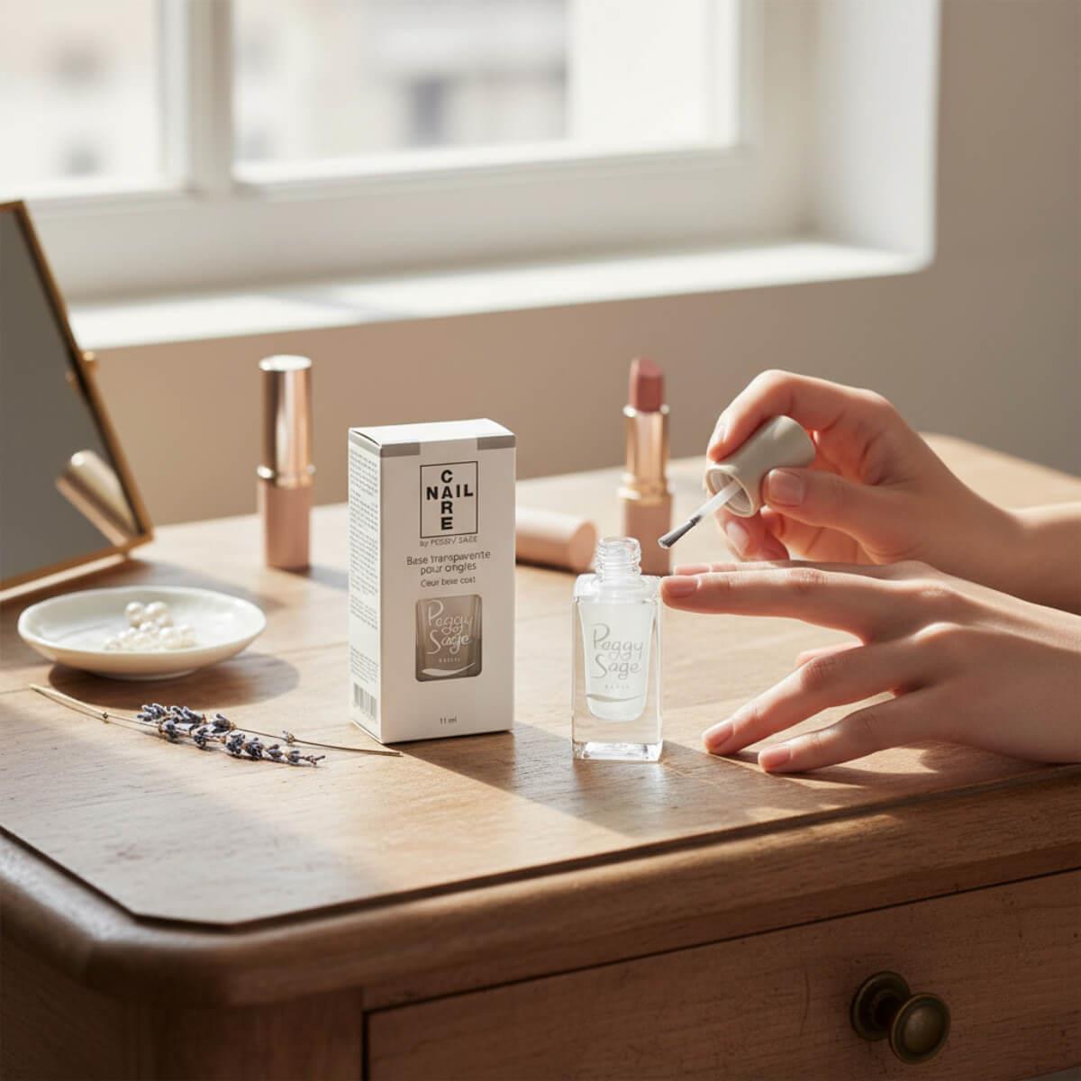 Peggy Sage Clear Base Coat  Transparente Pour Ongles 11ml