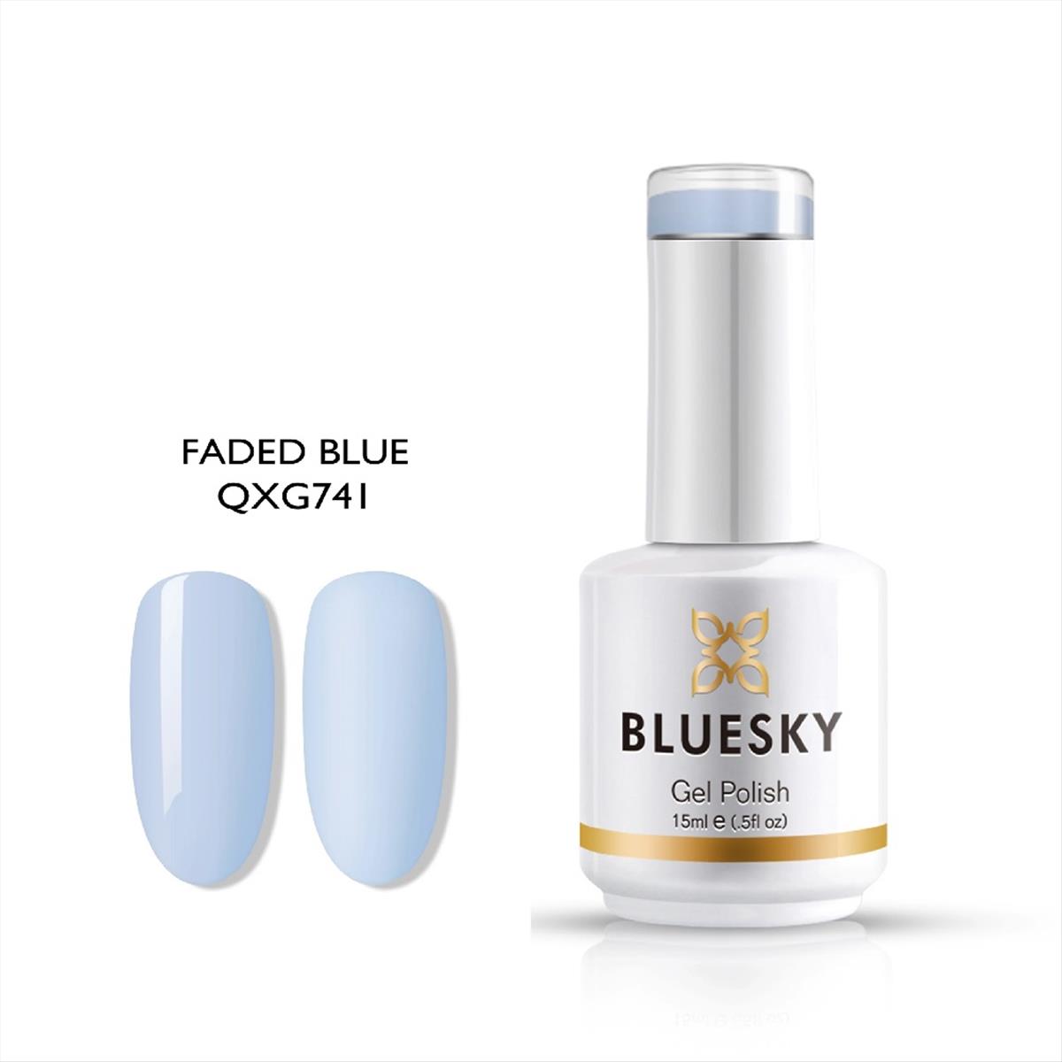 Bluesky Uv Gel Polish QXG741P Faded Blue 15ml