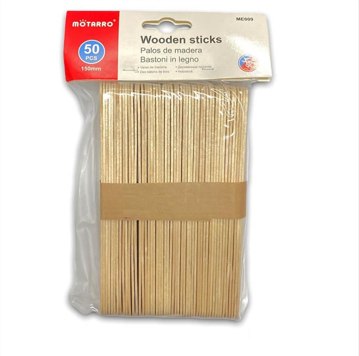 Wooden stick Motarro 50pcs -150mm