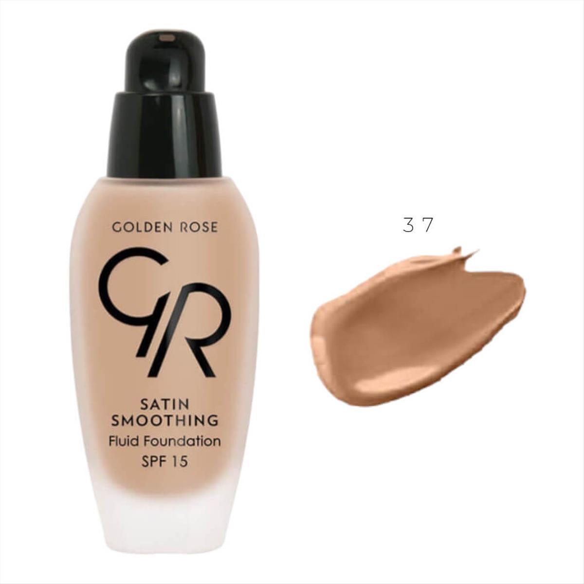 Golden Rose Make-Up Satin Smoothing Fluid Foundation No:37 34ml