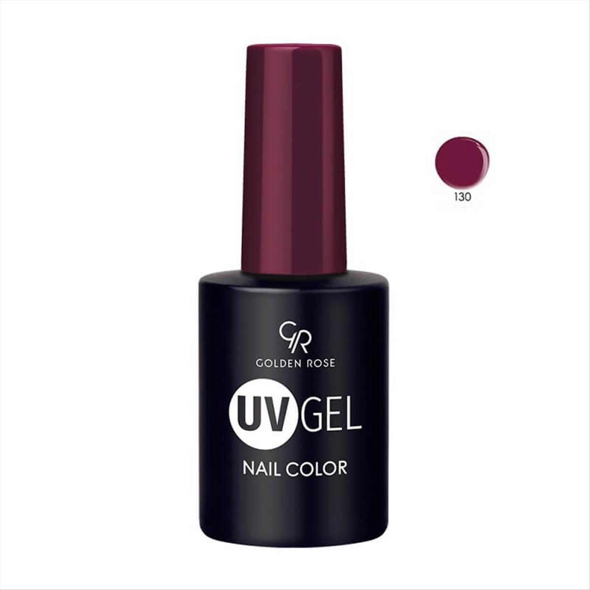 Semi-permanent Varnish UV GEL Nail Color Golden Rose 130 -10.2ml