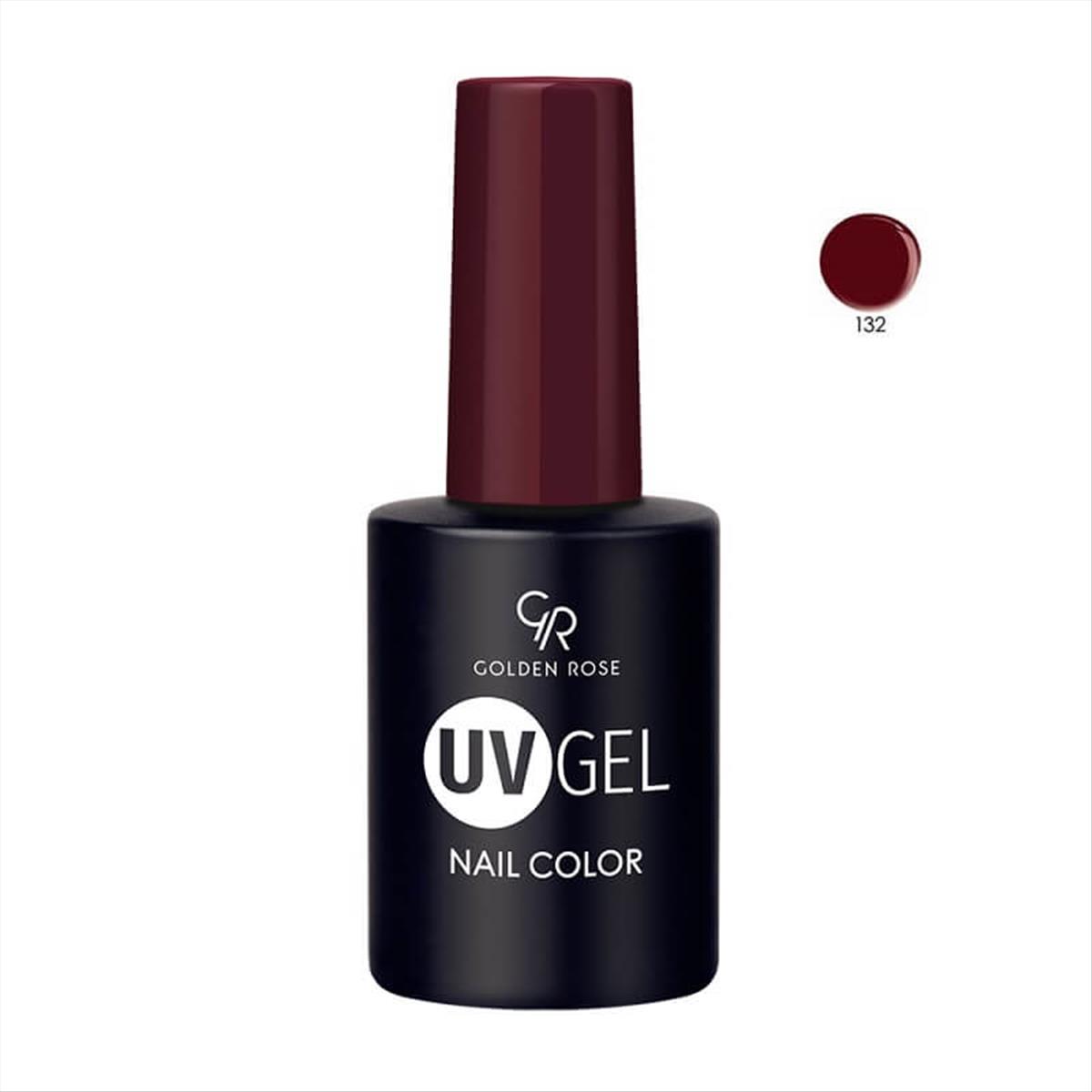 Semi-permanent Varnish UV GEL Nail Color Golden Rose 132 -10.2ml