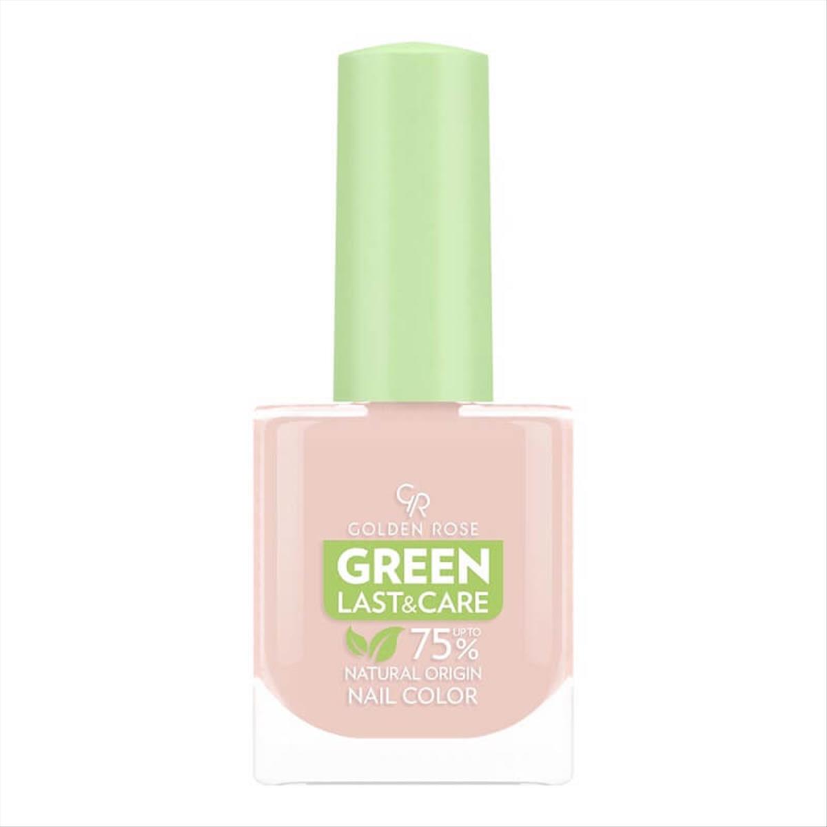 Nail Polish Golden Rose Green Last & Care Natural Origin 110 - 10.2ml